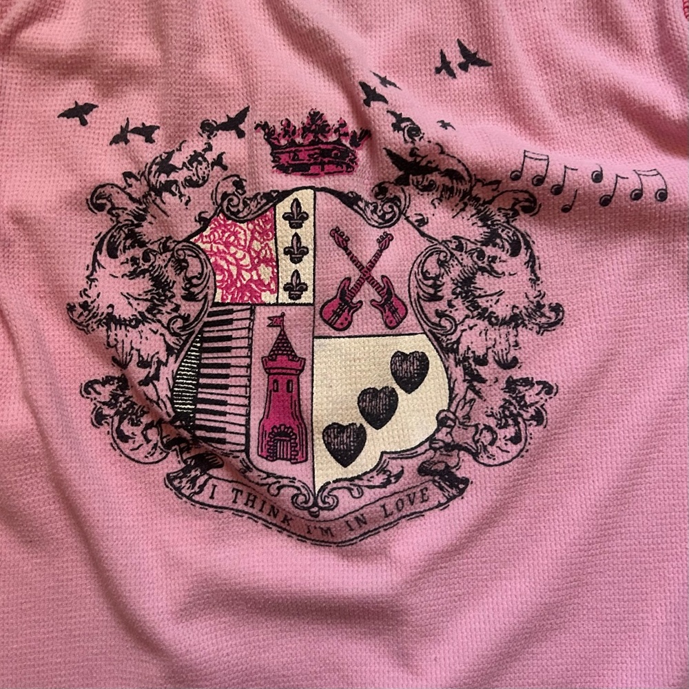 Y2K vintage Victoria's Secret PINK cotton thermal nightshirt - Picture 6 of 13